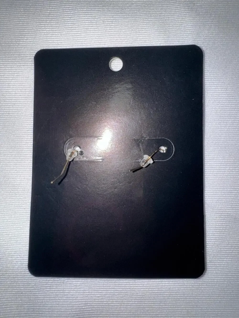 Dolls Kill Heart Chain Razor Blade Drop Earrings Gold NWT